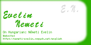 evelin nemeti business card