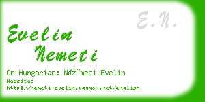 evelin nemeti business card